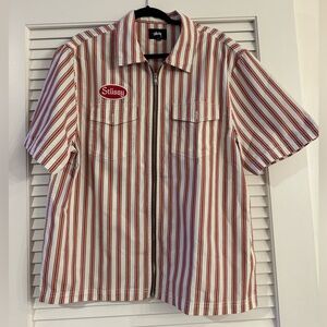 Men’s Stussy Zip Up Shirt